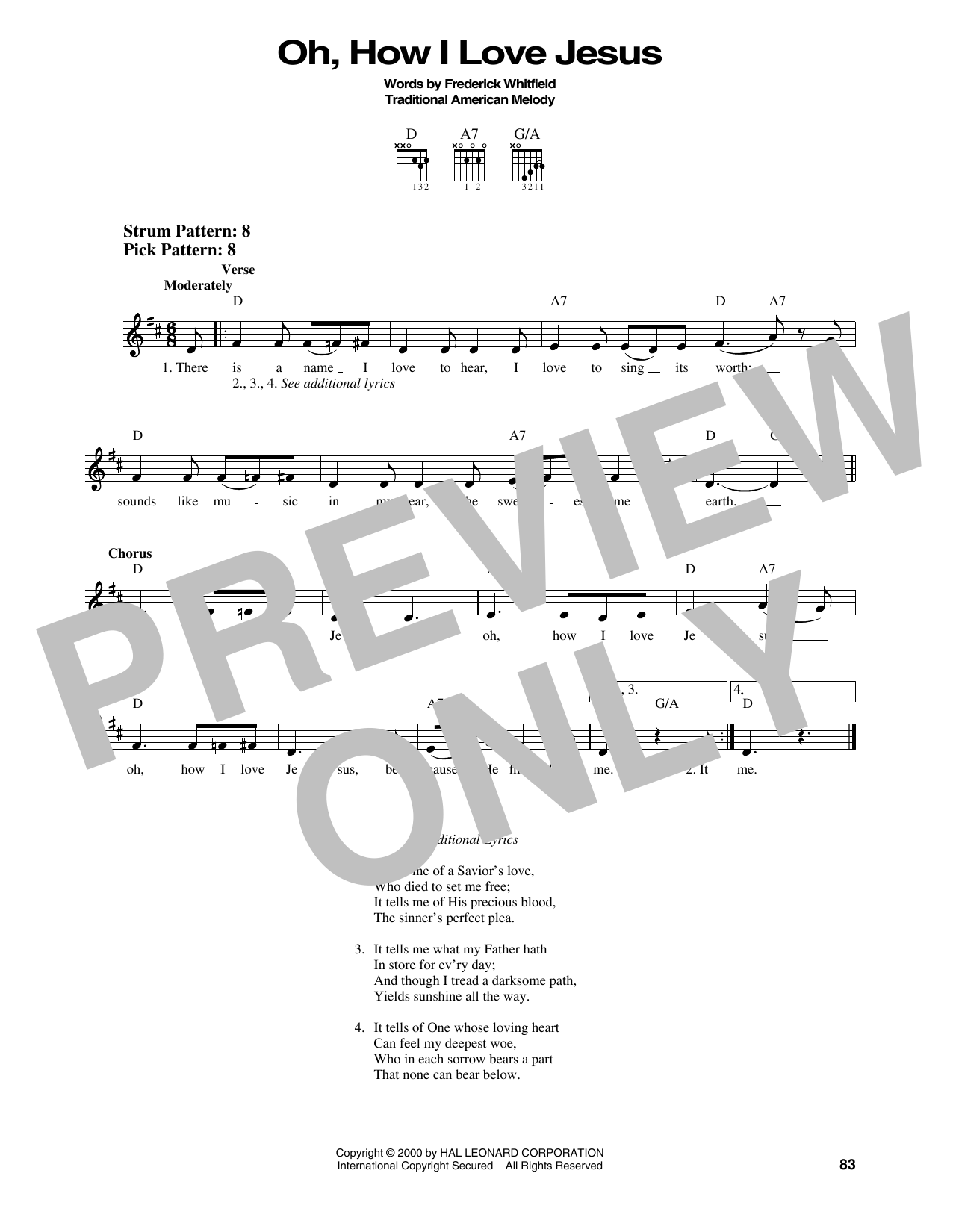 Produktbild zu: Oh, How I Love Jesus (O How I Love Jesus)