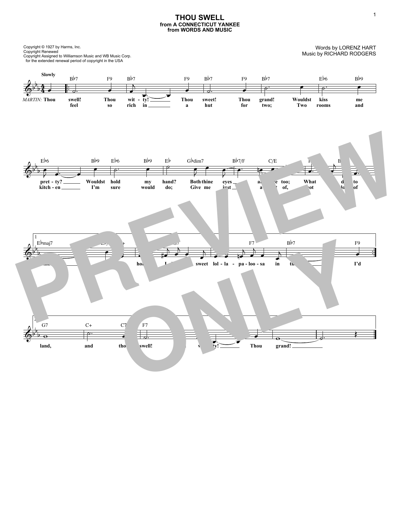 Produktbild zu: Thou Swell