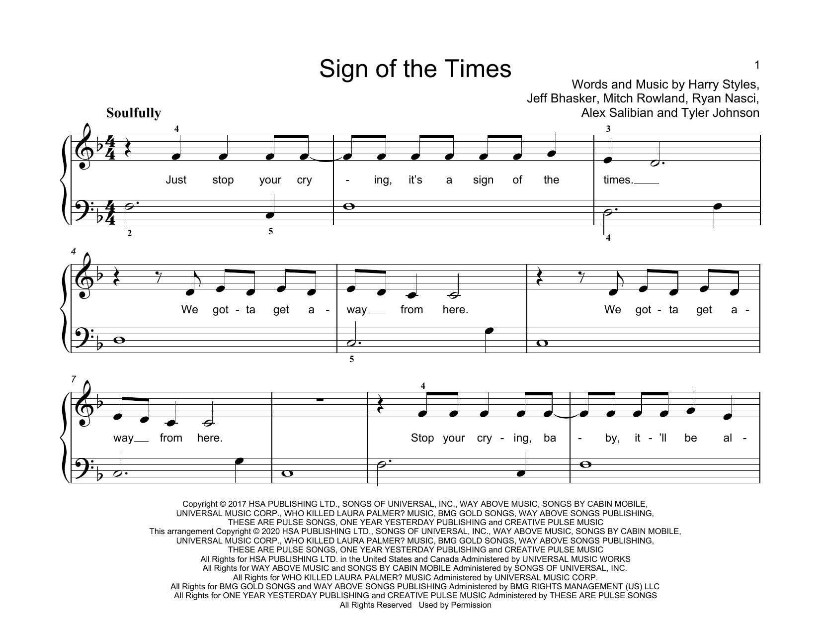 Produktbild zu: Sign Of The Times