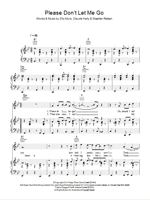 Produktbild zu: Please Don't Let Me Go