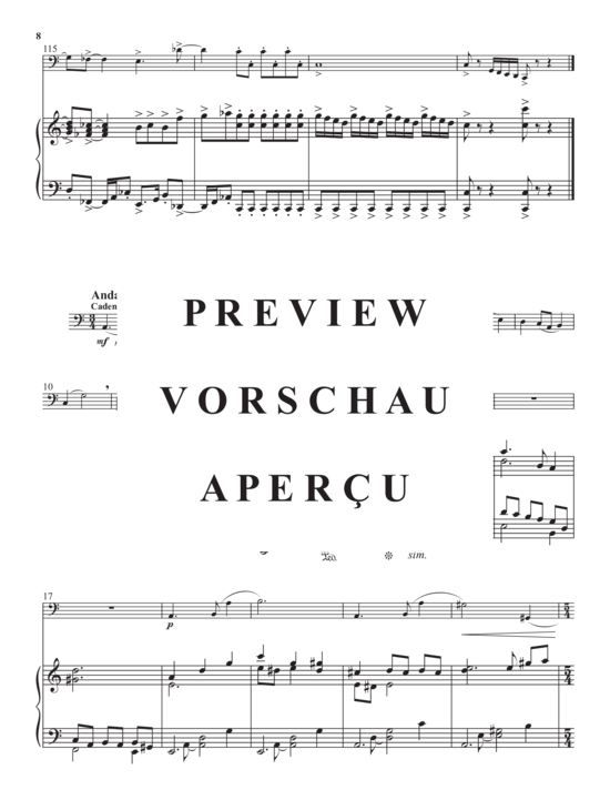 Product gallery: Page 10 of 21 Sonata , , (tuba + piano)