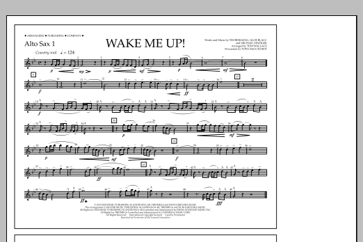 Produktbild zu:  Wake Me Up! - Alto Sax 1 - Tom Wallace
