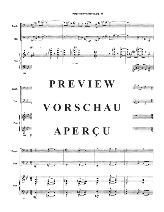 Produktgalerie: Seite 20 von 21 Perpetual Providence , , (Euphonium, Tuba + Klavier)