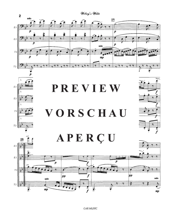 Product gallery: Page 4 of 11 Wolsey´s Wilde , , (Tuba Quartett EETT)