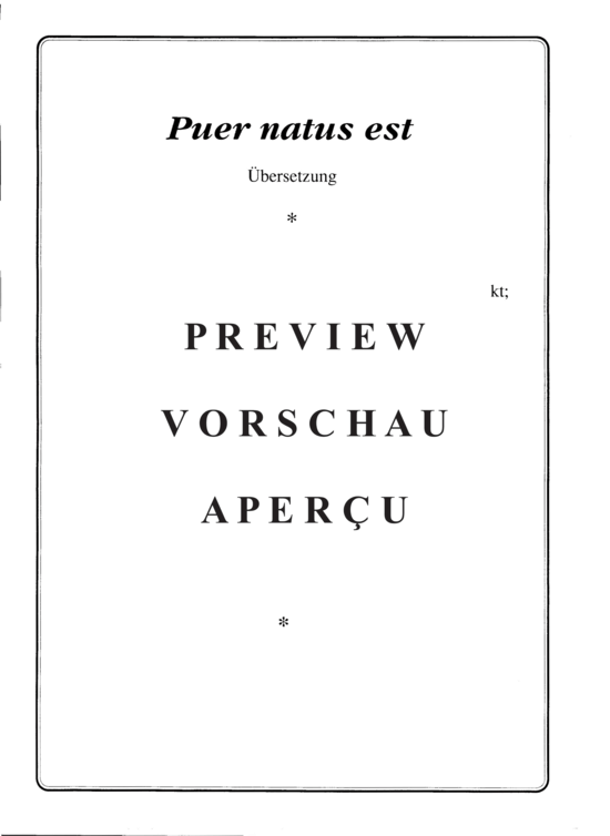 Product gallery: Page 3 of 9 Puer Natus est , , (male choir)