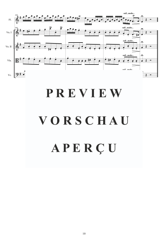 Produktgalerie: Seite 11 von 11 Concerto No.9 to 5 in E-Moll Op.5, , Querflöte Solo und Streicher Ensemble