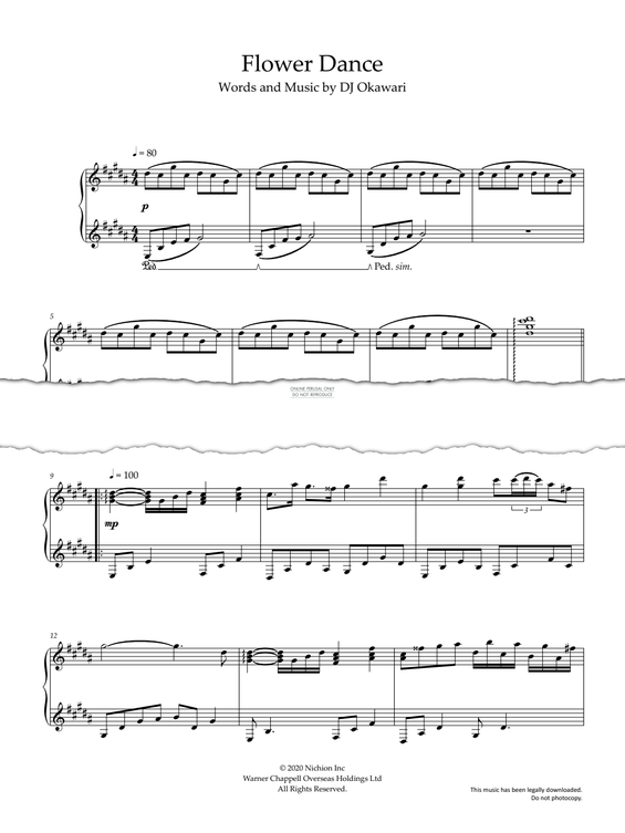 Product gallery: Page 1 of 1 Flower Dance, DJ Okawari