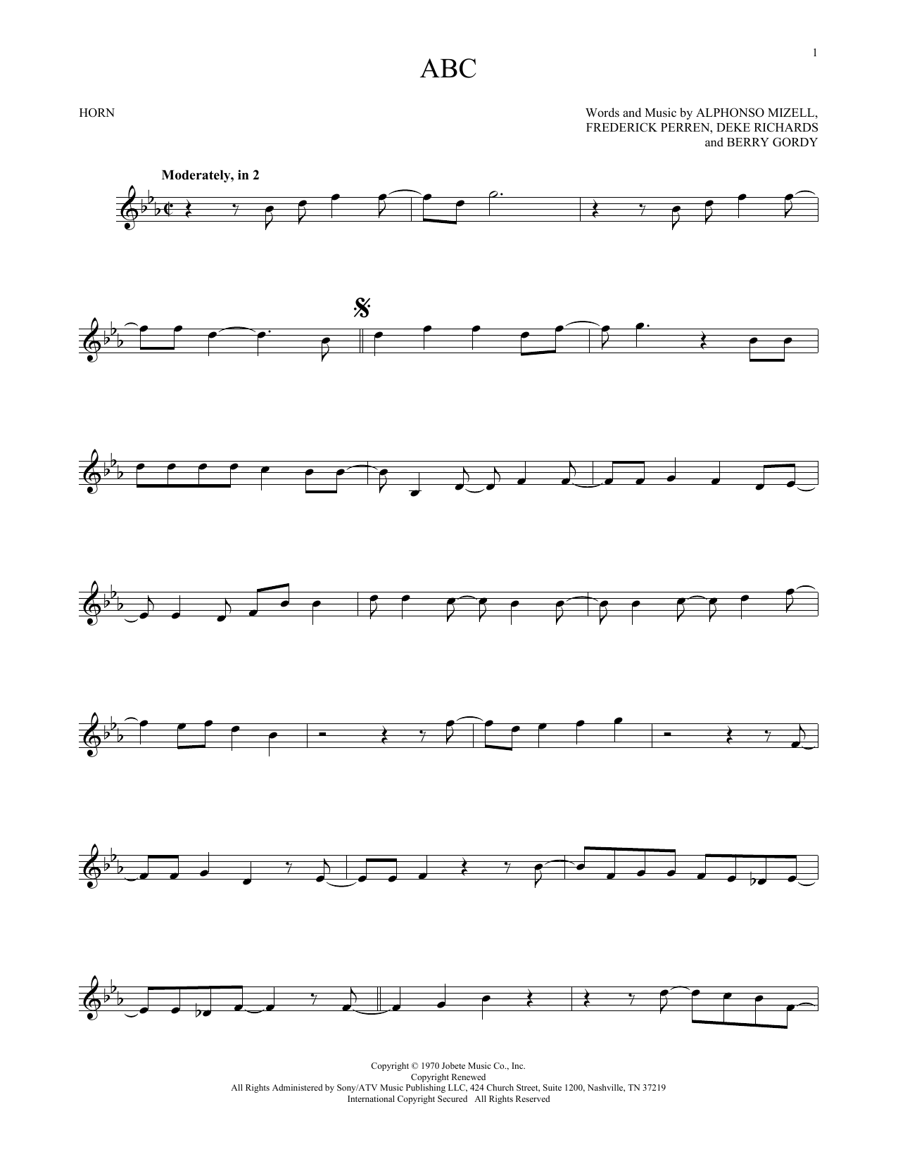 Produktgalerie: Seite 1 von 1 ABC, The Jackson 5, Horn