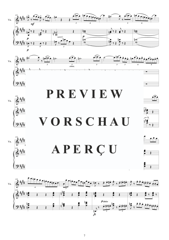 Produktgalerie: Seite 8 von 11 Streichquartett Nr. 2 in E-Dur, , Violine und Klavier