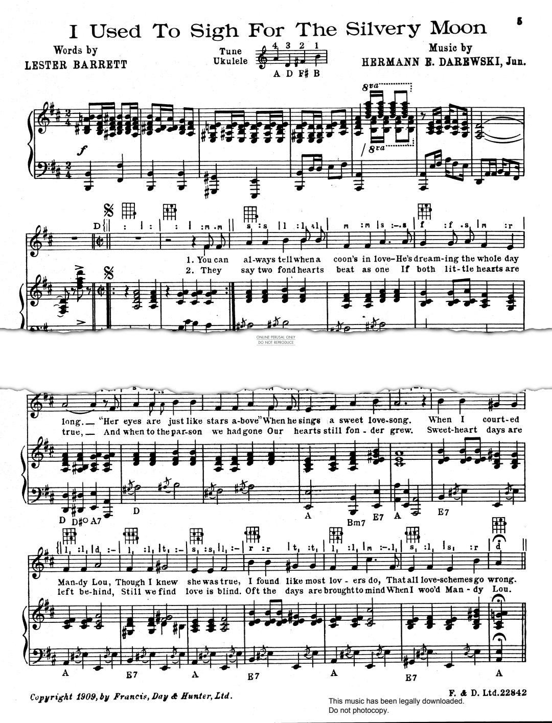Produktbild zu: I Used To Sigh For The Silvery Moon