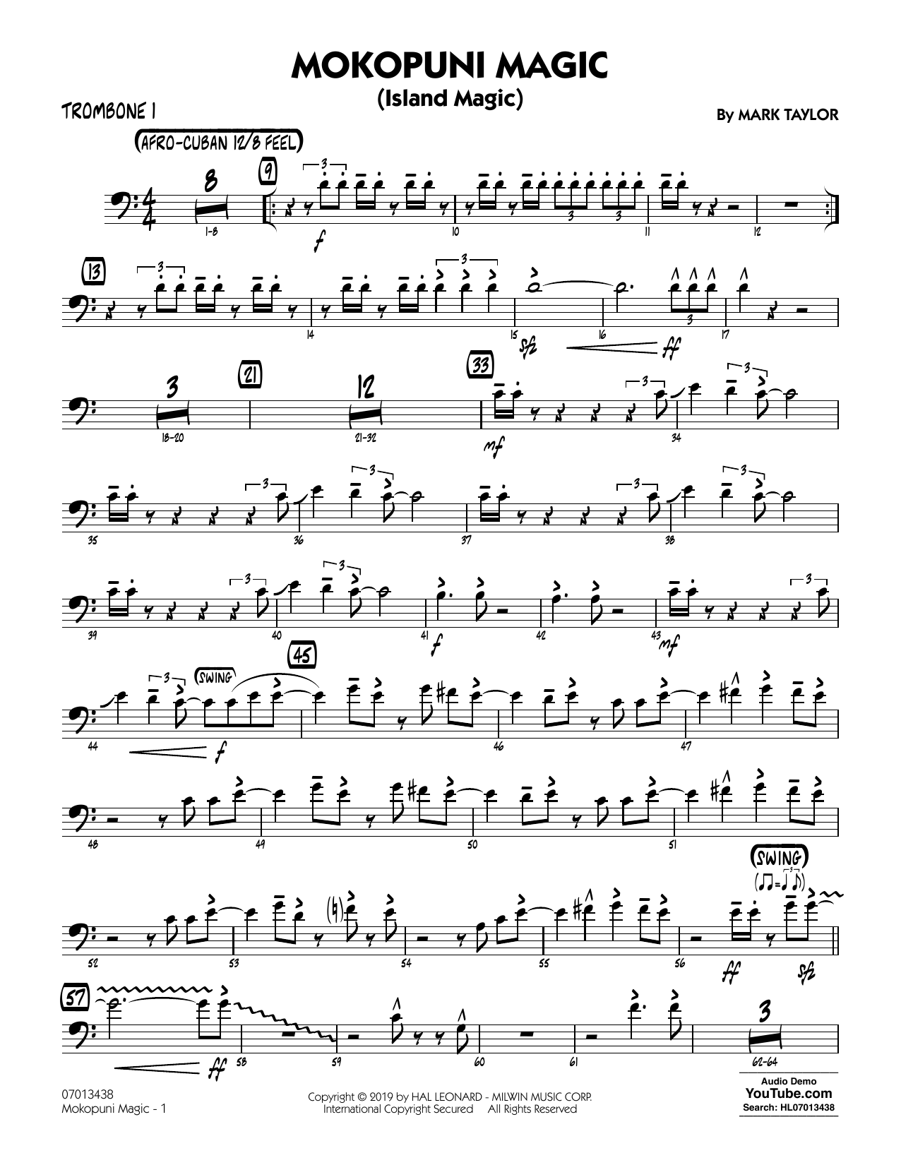 Produktgalerie: Seite 1 von 1 Mokopuni Magic (Island Magic) - Trombone 1, Mark Taylor