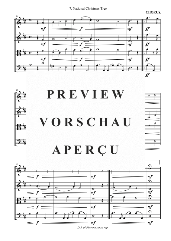 Produktgalerie: Seite 3 von 7 National Christmas Tree, , (Streicherquartett)