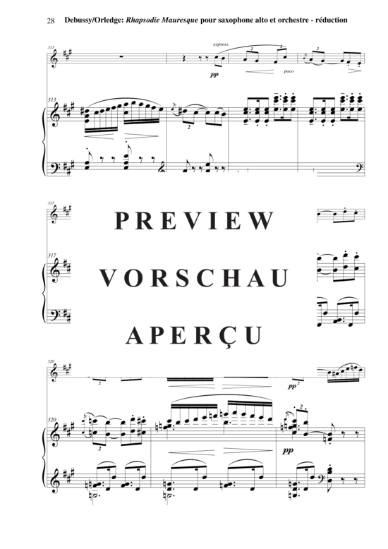 Product gallery: Page 39 of 53 Rhapsodie Mauresque , , (alto saxophone + piano)