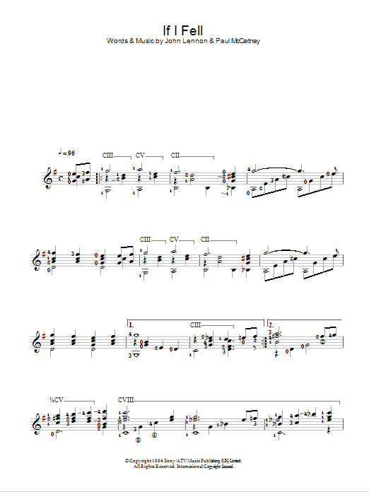 Product gallery: Page 1 of 1 If I Fell, The Beatles