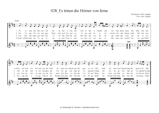 Product picture to: Es tönen die Hörner von ferne 
