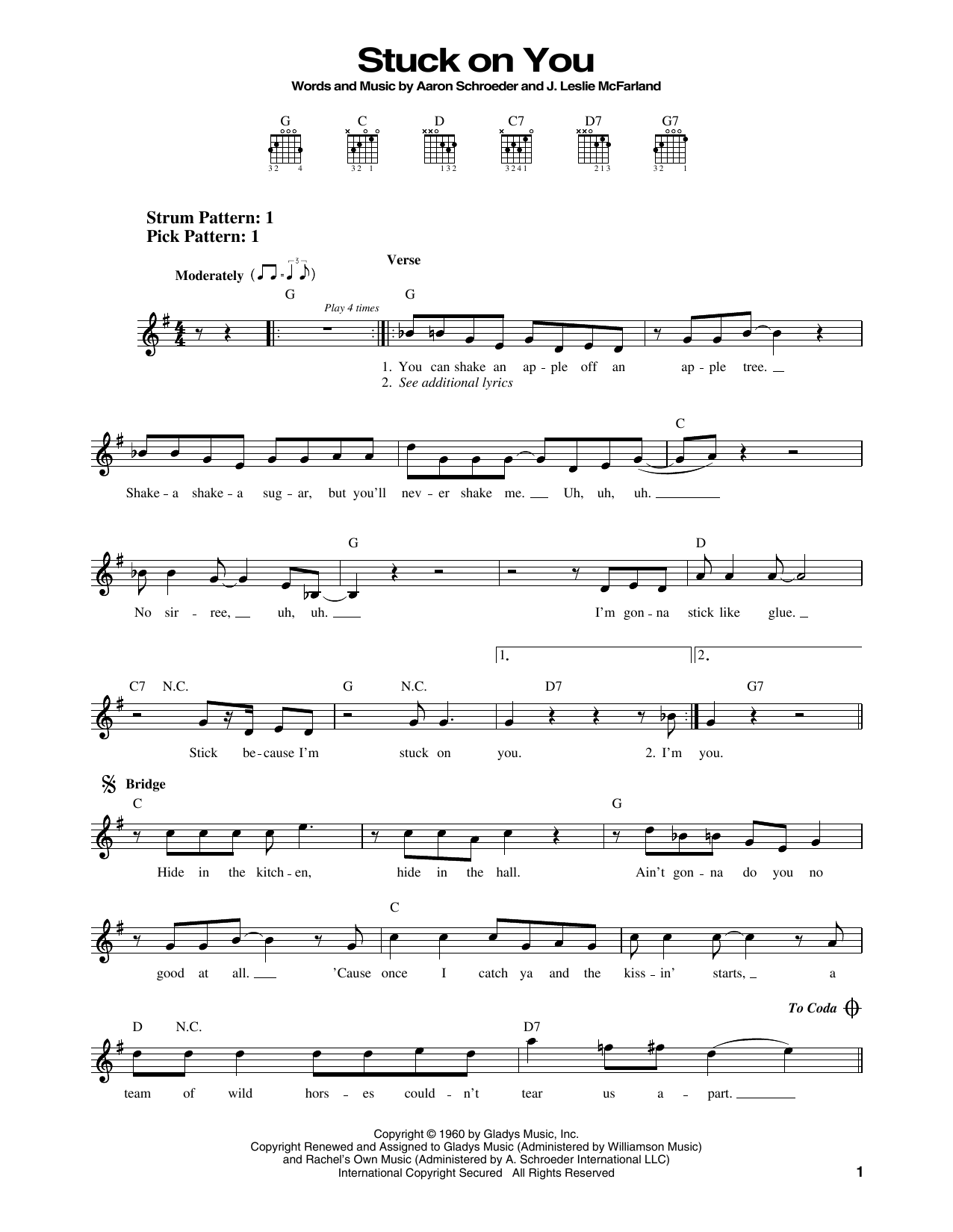 Produktgalerie: Seite 1 von 1 Stuck On You, Elvis Presley, Gitarre