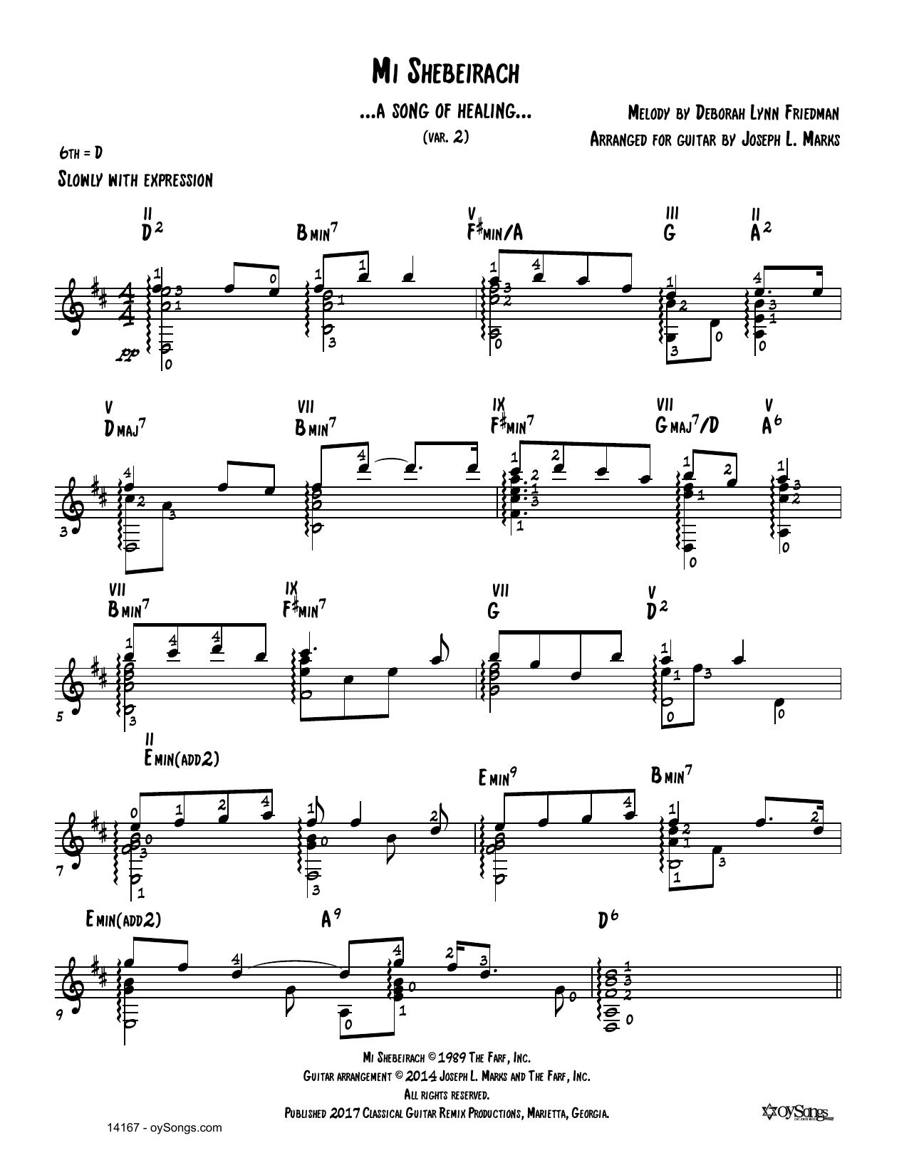 Produktbild zu: Mi Shebeirach Var 2 (arr. Joe Marks)