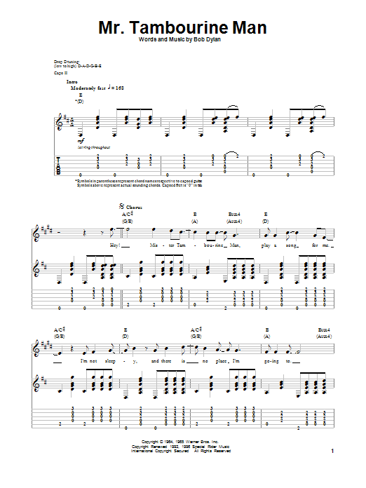 Produktbild zu: Mr. Tambourine Man