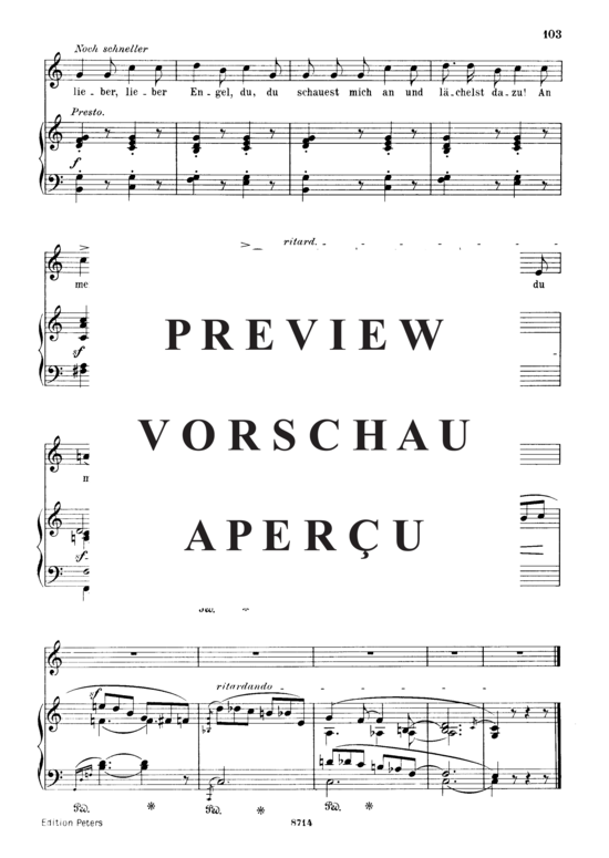 Product gallery: Page 5 of 5 An meinem Herzen, an meiner Brust, Op. 42 No.7, , Medium Voice and Piano