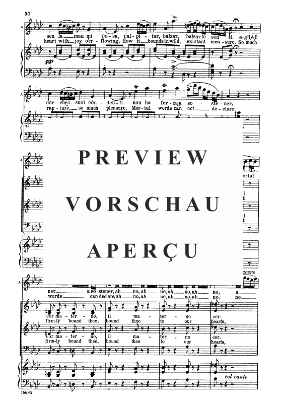 Produktgalerie: Seite 5 von 8 Sovra il sen la mano mi posa, , Sopran und Klavier