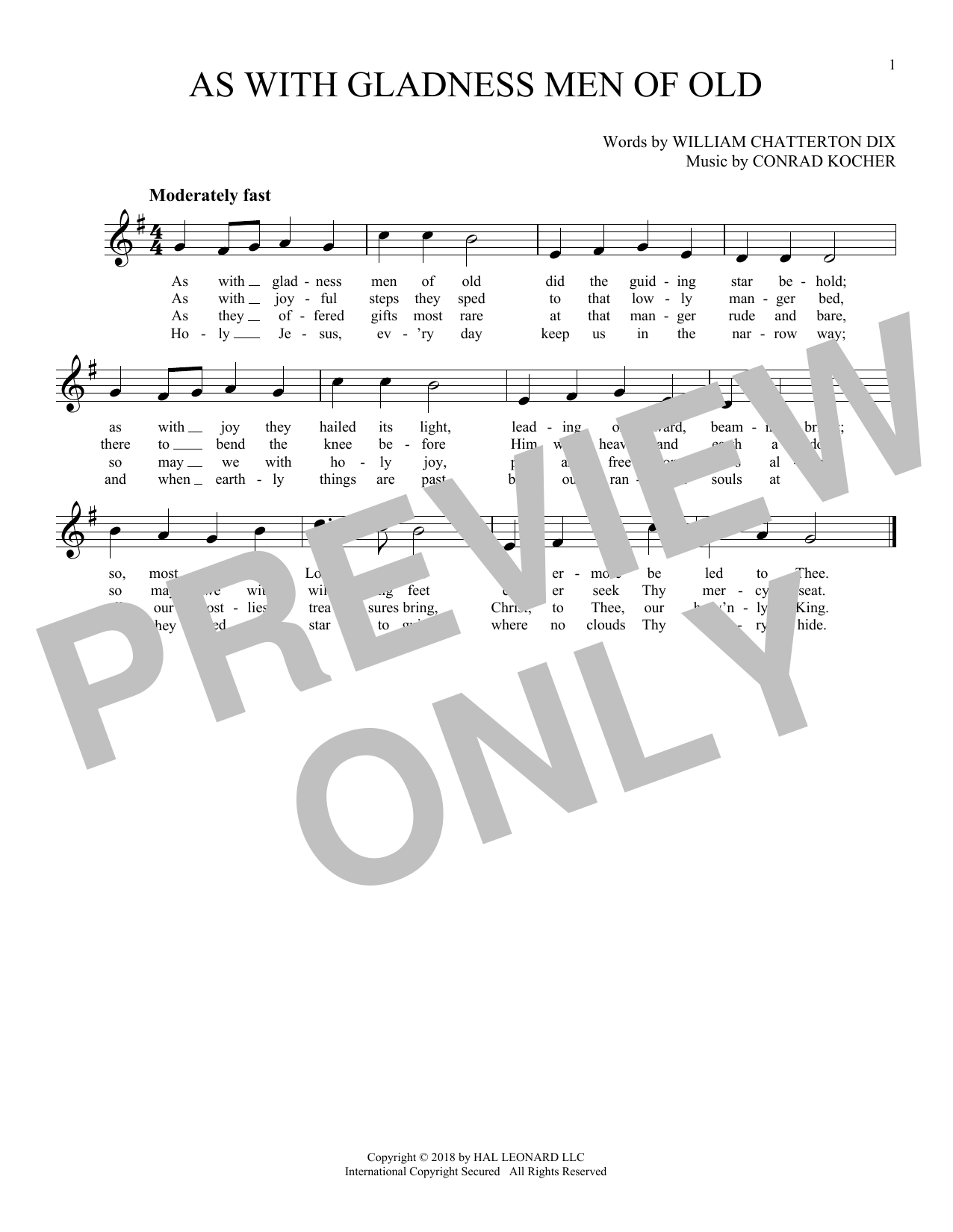 Product gallery: Page 1 of 1 As With Gladness Men Of Old, William Chatterton Dix