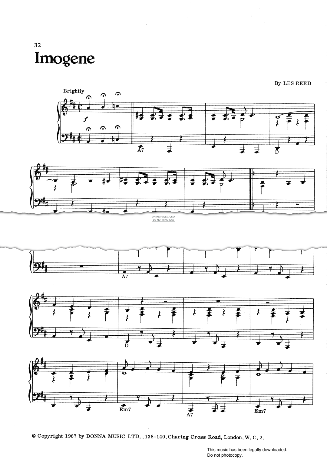 Product picture to: Imogene (Instrumental)