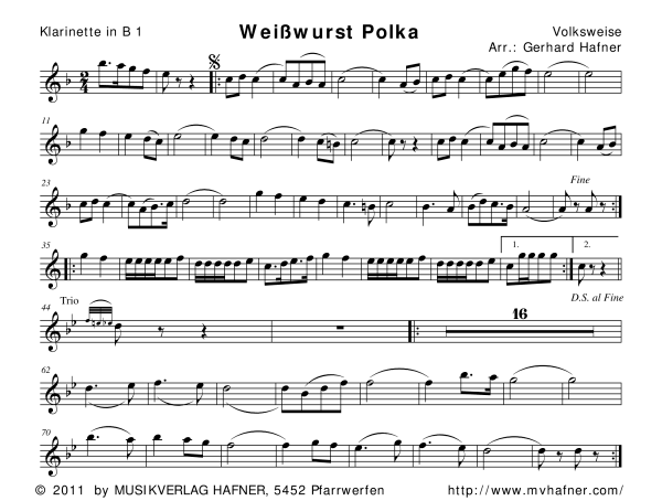 Product gallery: Page 1 of 11 Weisswurst Polka, , (woodwind and brass)