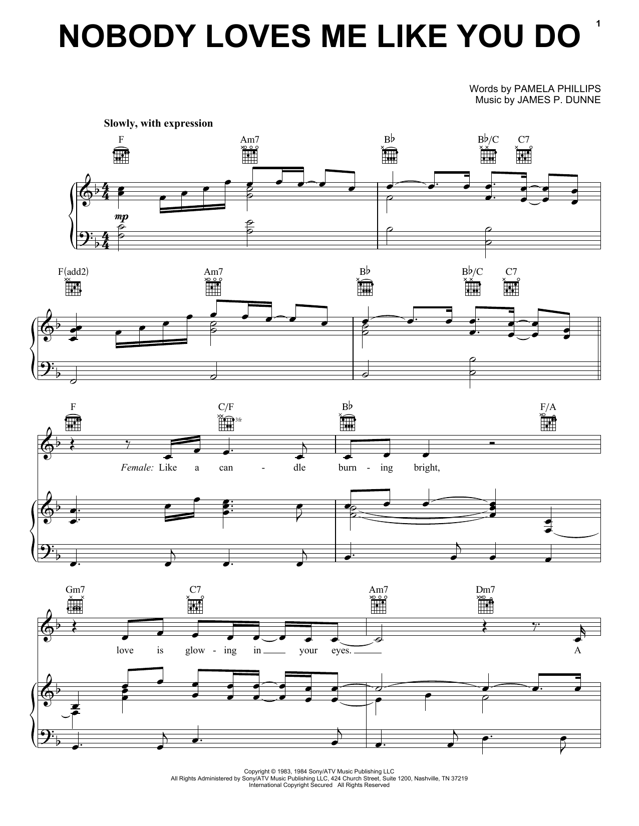 Produktgalerie: Seite 1 von 1 Nobody Loves Me Like You Do, Anne Murray with Dave Loggins, Gesang, Gitarre, Klavier