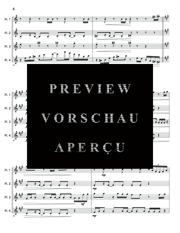 Product gallery: Page 10 of 11 Backbeat, , (Flute Quartet)