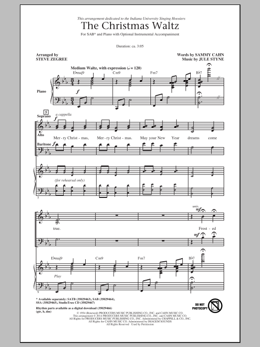 Product picture to: The Christmas Waltz