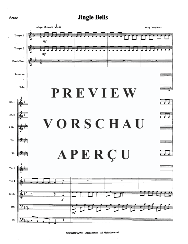 Produktgalerie: Seite 3 von 11 Jingle Bells, , Blechbläser Quintett