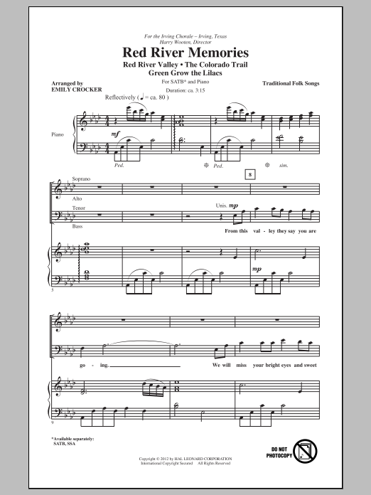 Produktbild zu: Red River Memories (Medley)