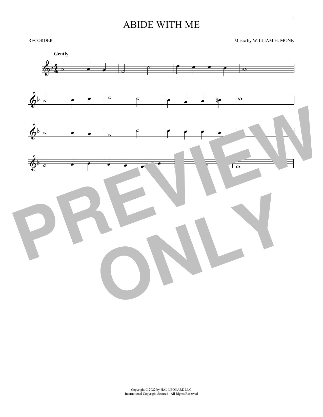 Product gallery: Page 1 of 1 Abide With Me, Henry F. Lyte
