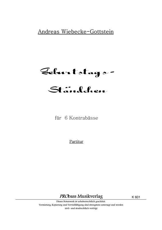 Product picture to: Geburtstags-Ständchen