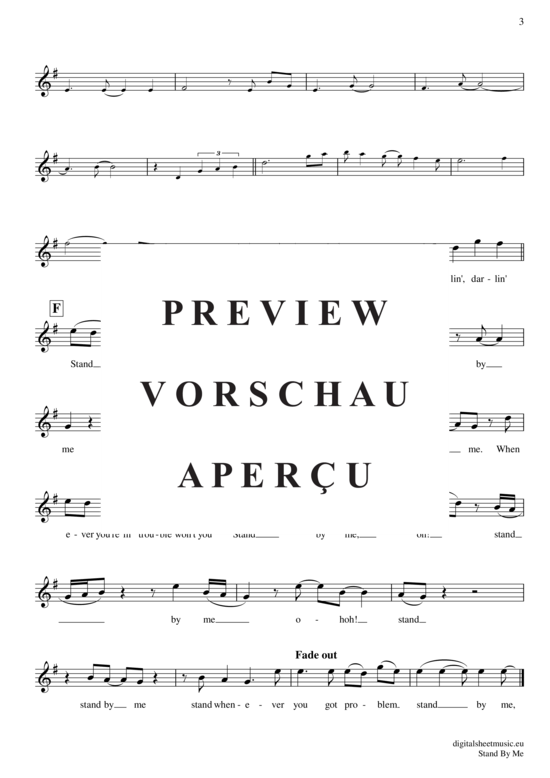 Product gallery: Page 4 of 4 Stand by me , King, Ben E., Clarinet in B-flat