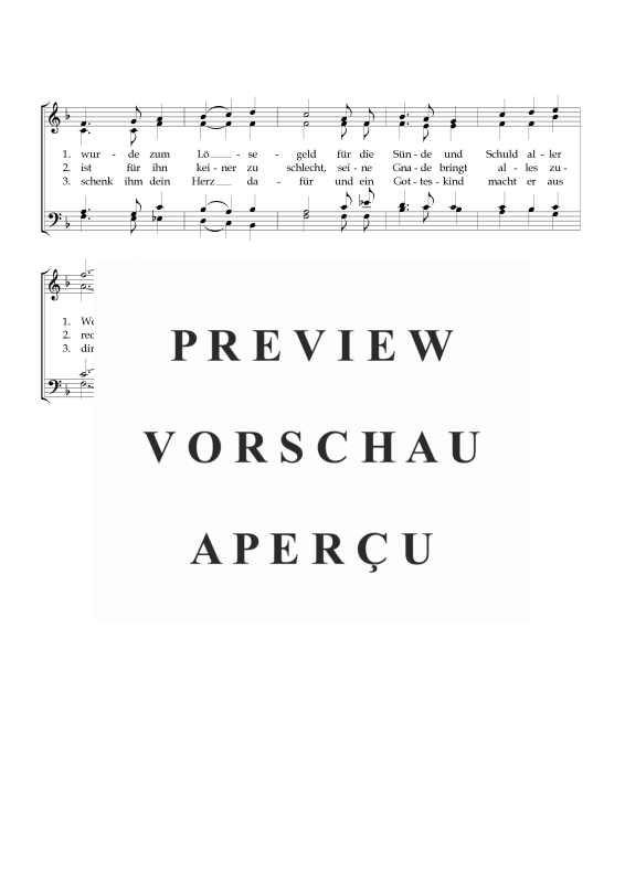 Product gallery: Page 3 of 3 Der Herr ist so lieb und so gut, , Mixed Chorus
