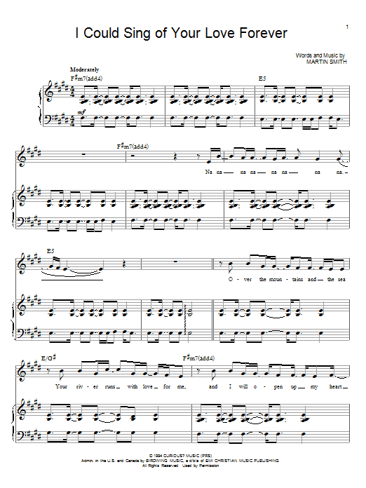 Produktbild zu: I Could Sing Of Your Love Forever