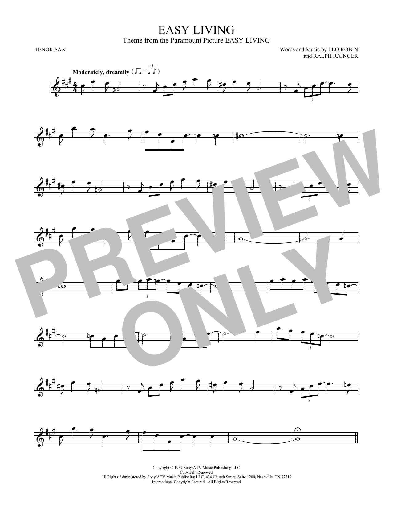 Product gallery: Page 1 of 1 Easy Living, Billie Holiday