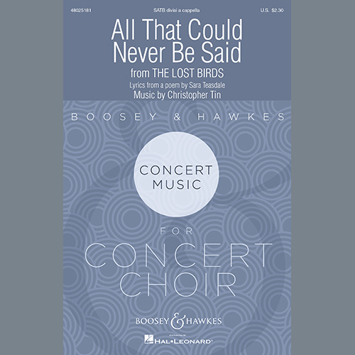 cover: All That Could Never Be Said (Movement IX from The Lost Birds), Christopher Tin
