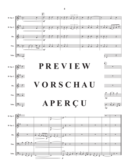 Produktgalerie: Seite 6 von 11 Be Thou My Vision , , (Blechbläserquintett)