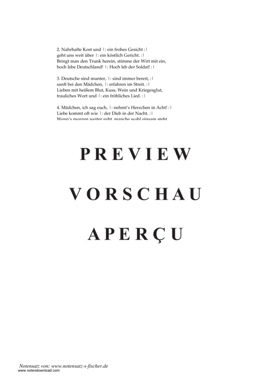Product gallery: Page 3 of 3 Beim Einrücken in?s Quartier , , Piano and Voice