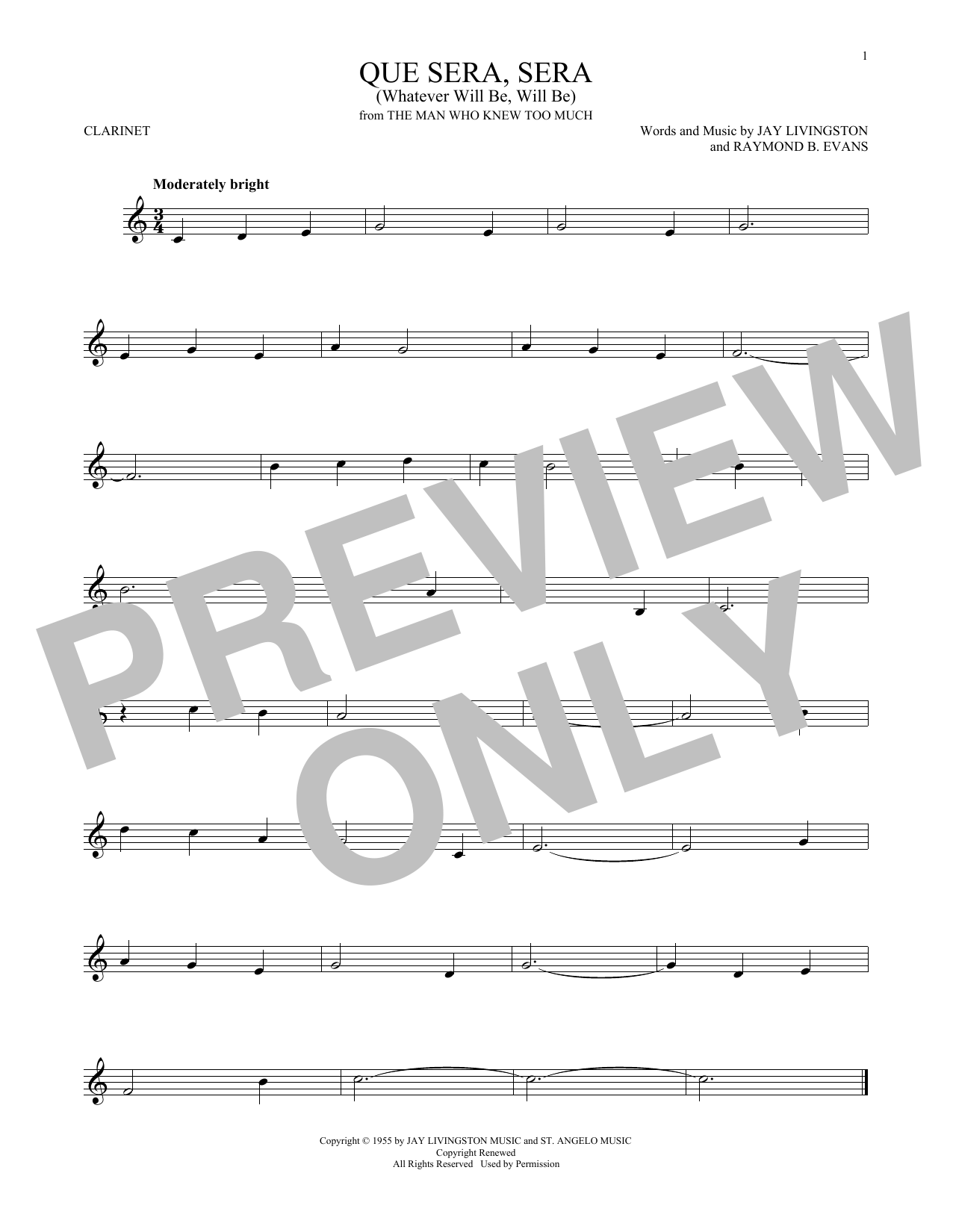 Product gallery: Page 1 of 1 Que Sera, Sera (Whatever Will Be, Will Be), Doris Day