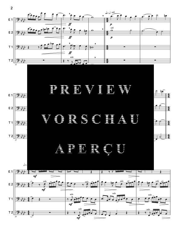 Product gallery: Page 6 of 11 Quattro Canzoni, , (Tuba Quartett EETT)