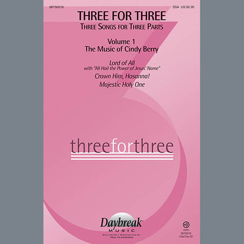 Product picture to: Three For Three - Three Songs For Three Parts - Volume 1