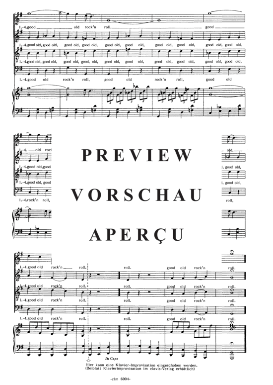 Product gallery: Page 6 of 6 Two Rock n Roll Songs , , (mixed choir + piano)