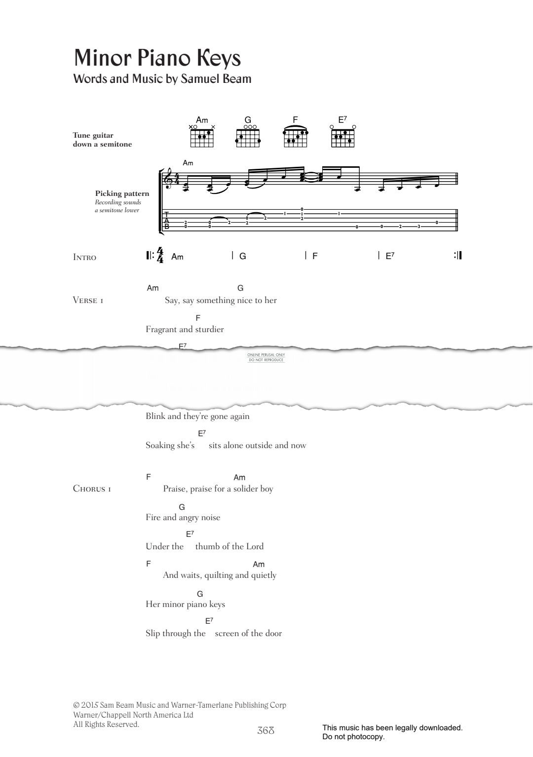 Produktbild zu: Minor Piano Keys