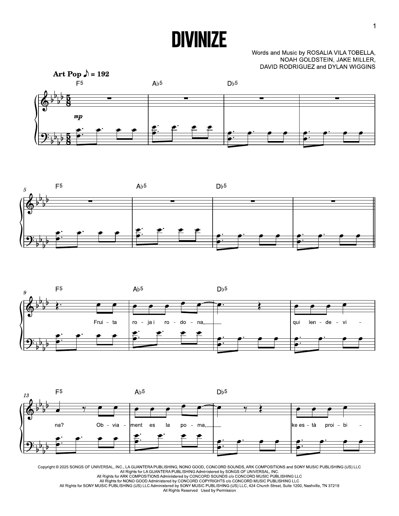 Produktgalerie: Seite 1 von 1 Divinize, Rosalía