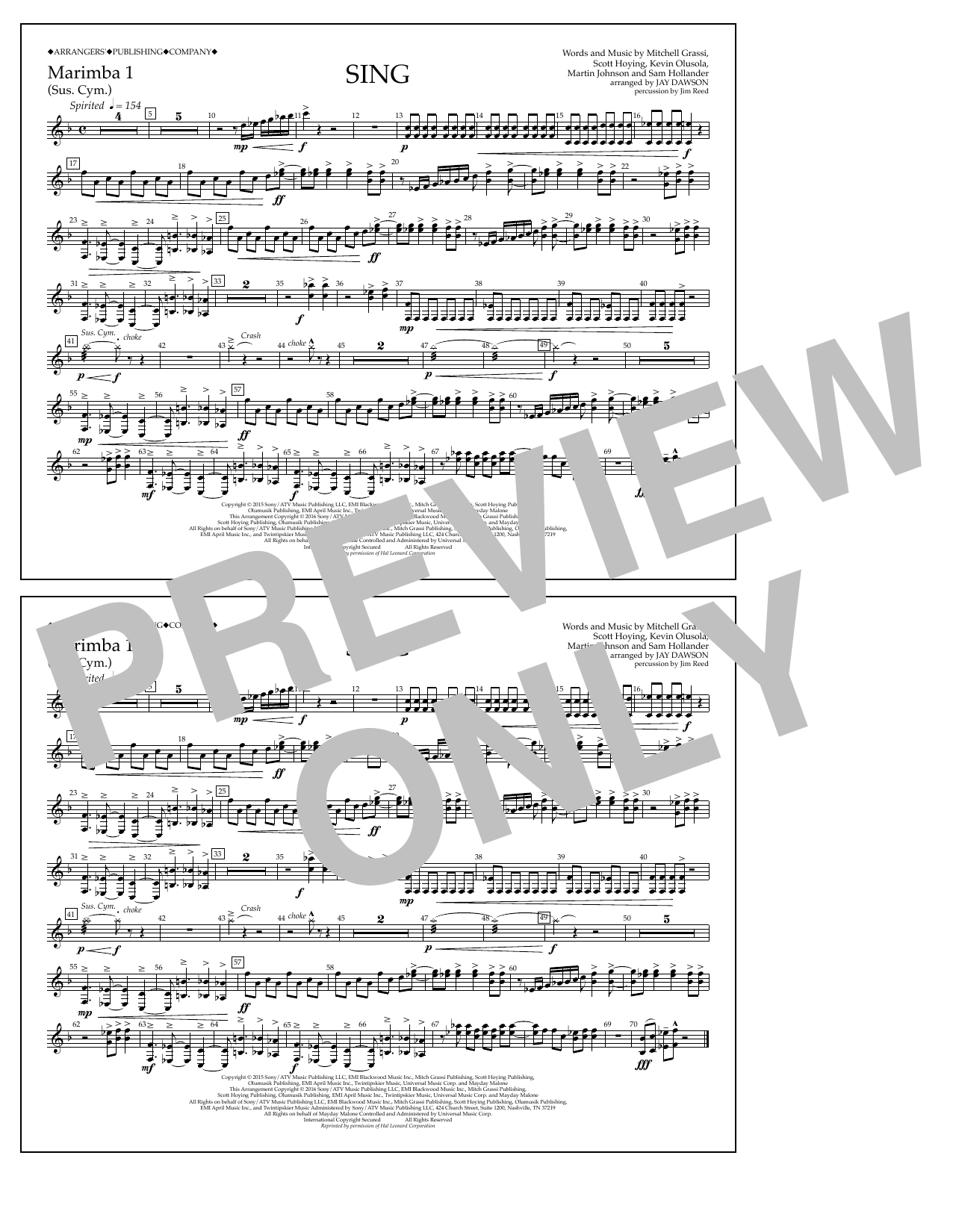 Product picture to: Sing - Marimba 1