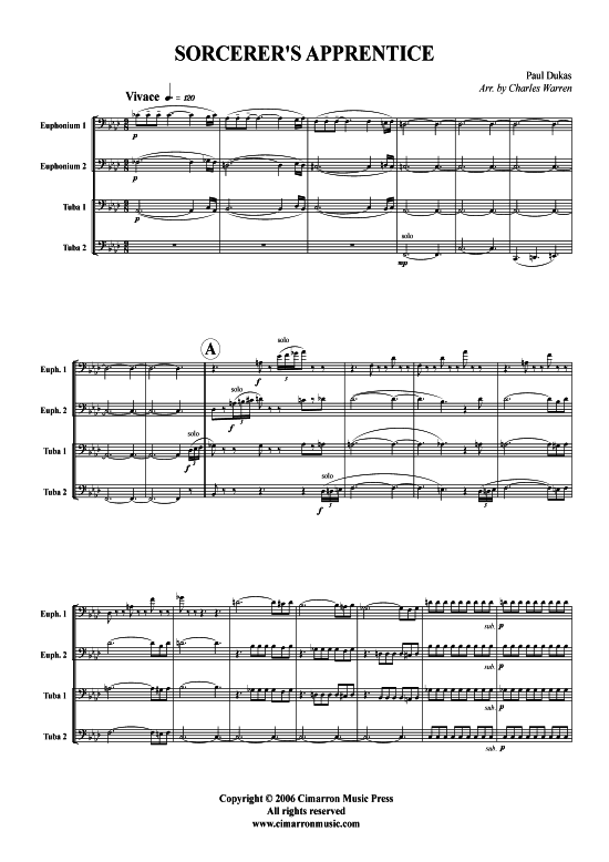 Product picture to: Sorcerers Apprentice Paul Dukas