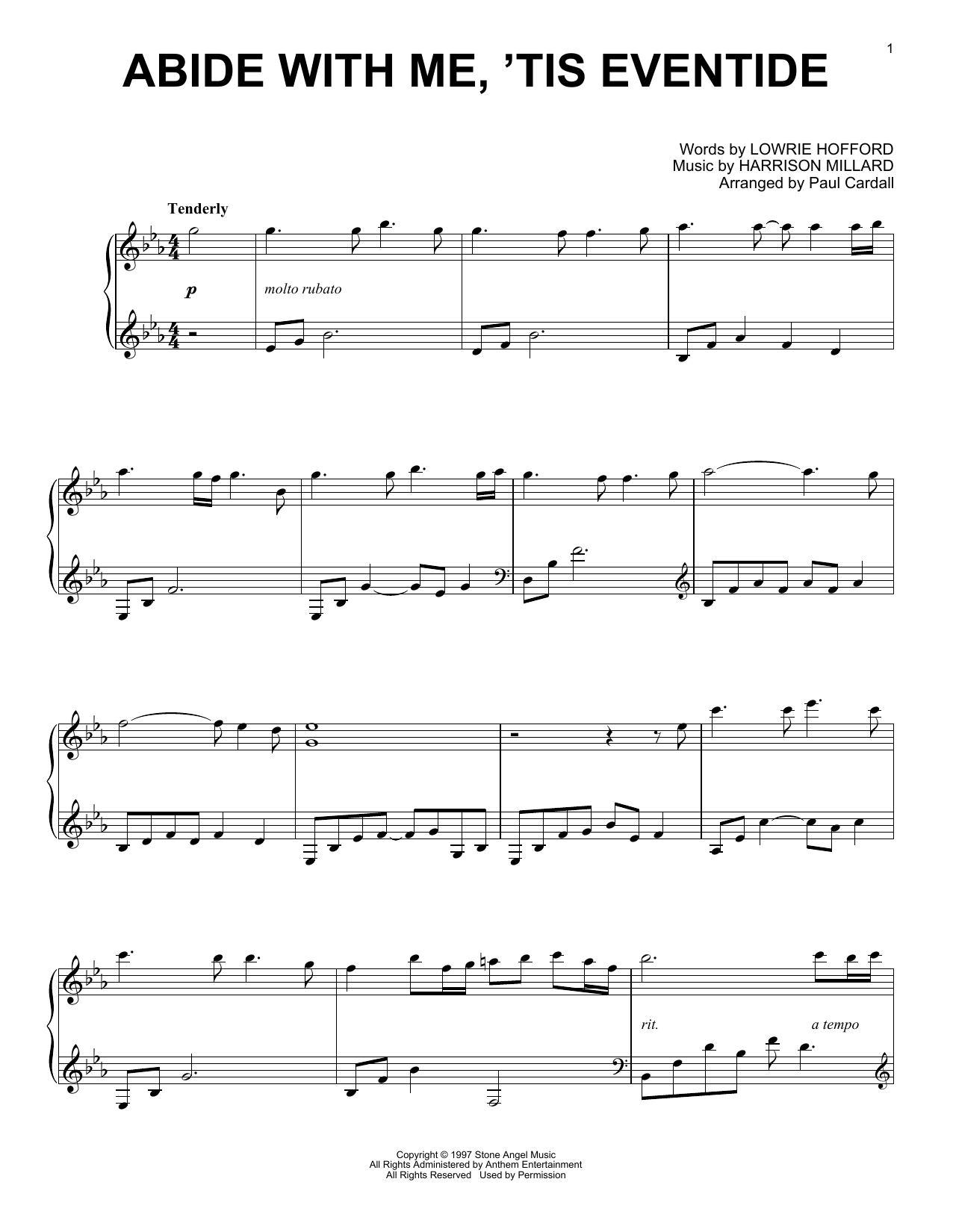 Produktbild zu: Abide With Me, 'Tis Eventide (arr. Paul Cardall)